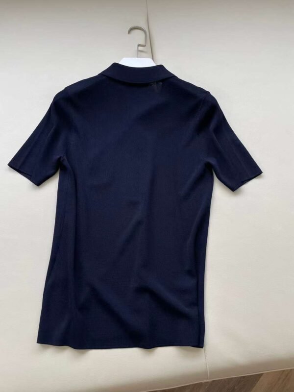 Silk Rayon Short Sleeve Polo Shirt - Image 2