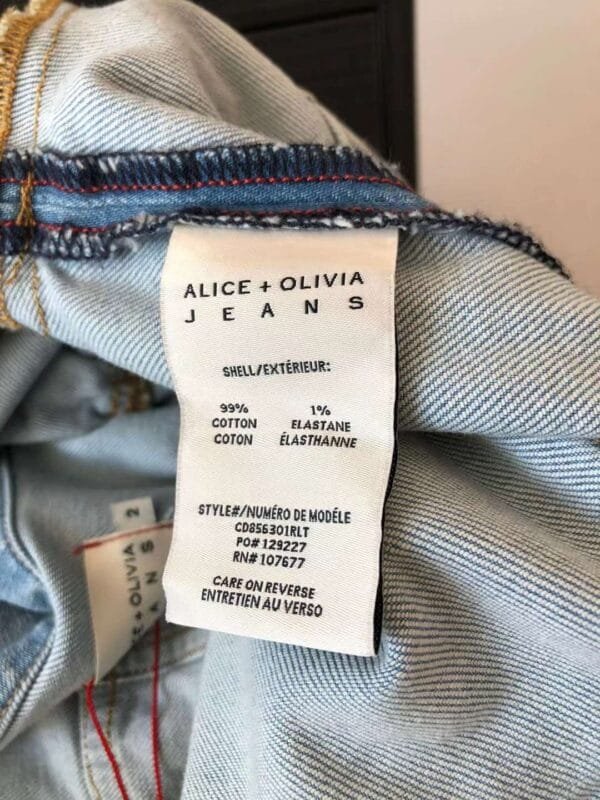 Alice + Olivia Jeans Denim Short Dress - Image 10