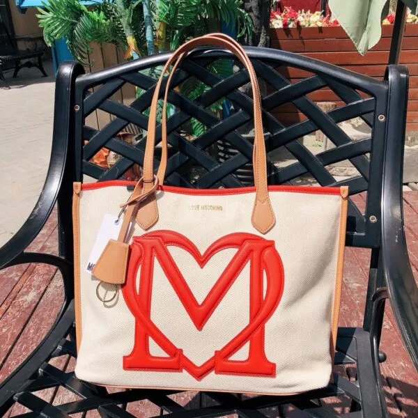 Moschino Tote Bag - Red - Image 2