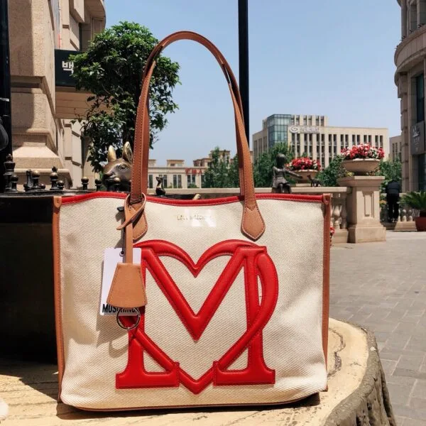 Moschino Tote Bag - Red - Image 3