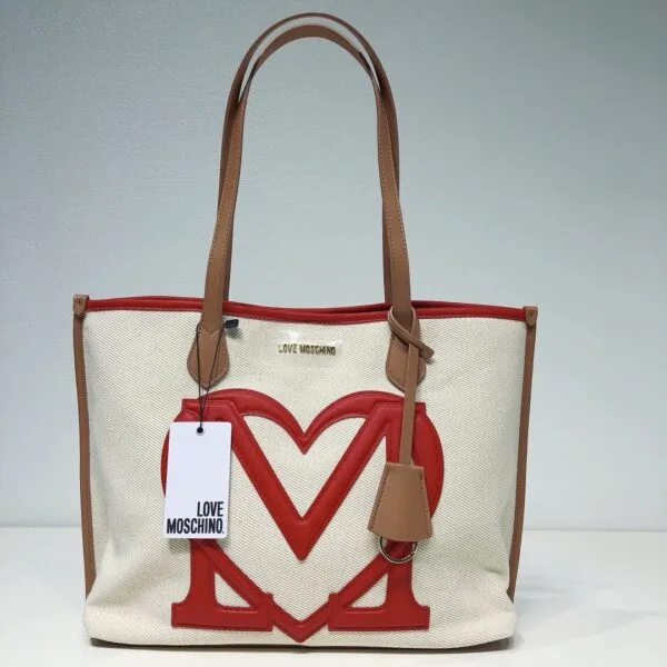 Moschino Tote Bag - Red