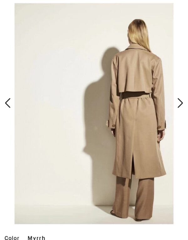 Vince long trench coat - Image 6